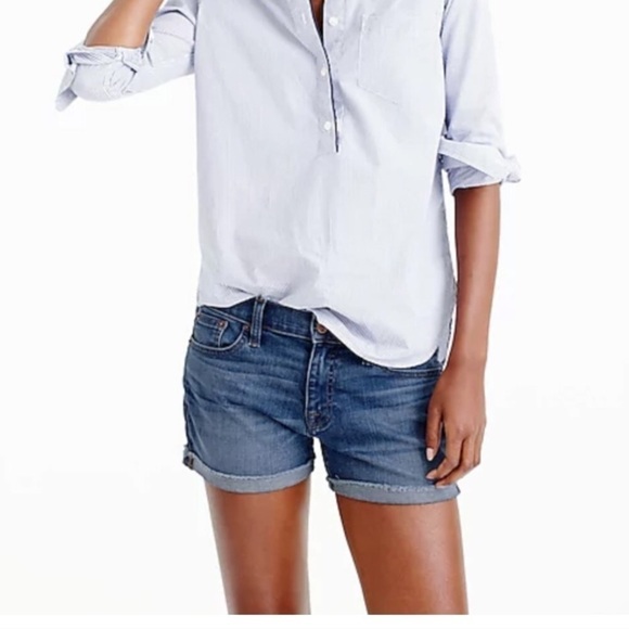 J. Crew Pants - J.Crew jeans size 26 fold over jean shorts